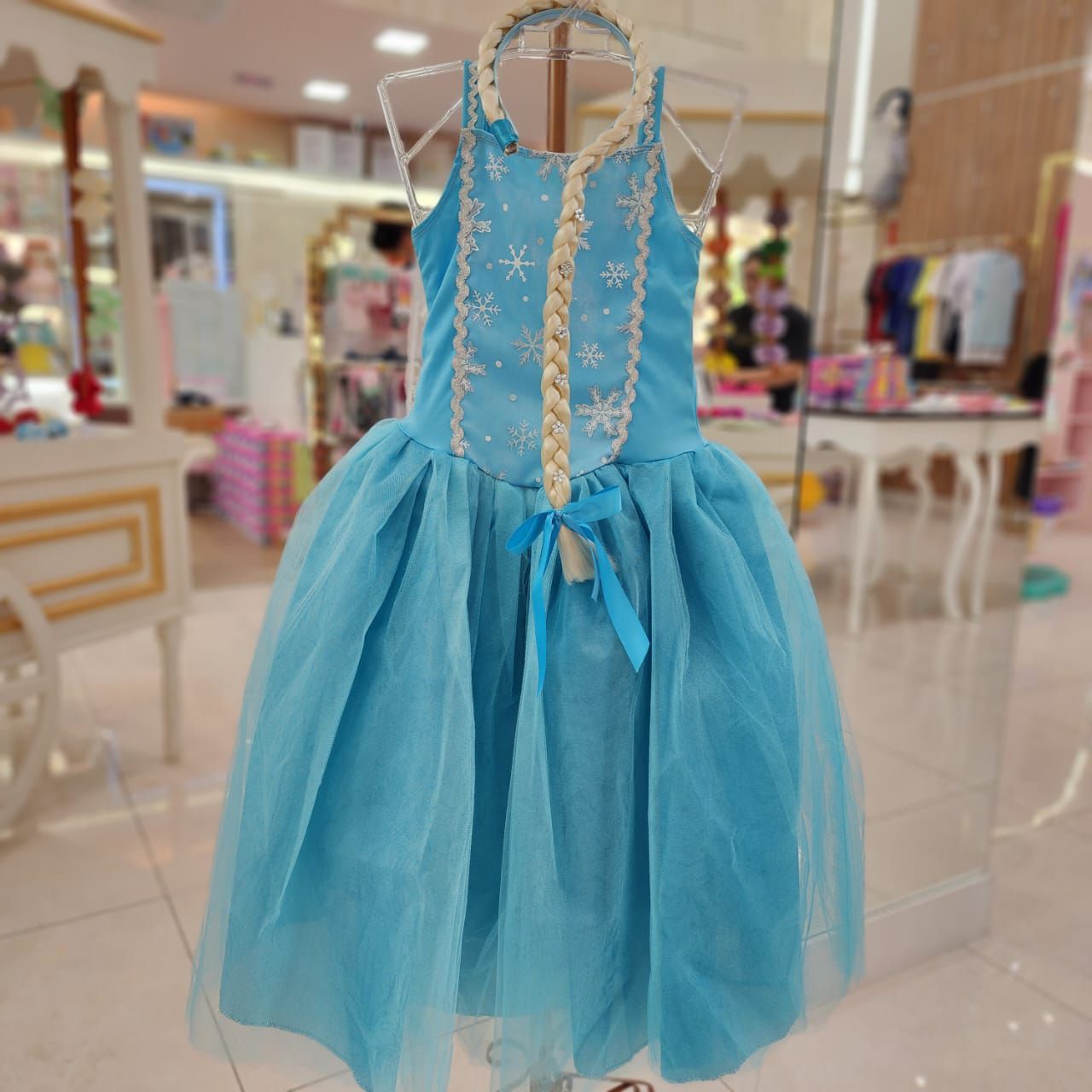 De Carnaval Infantil Fantasia Frozen Renner Vestido Infantil