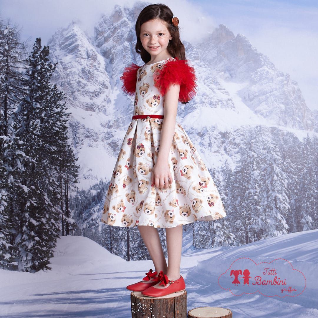 Vestido Inverno Bimba Urso Petit Cherie Monnalisa - 011 - Tutti Bambini -  Loja de Roupas infanto-juvenil multimarcas