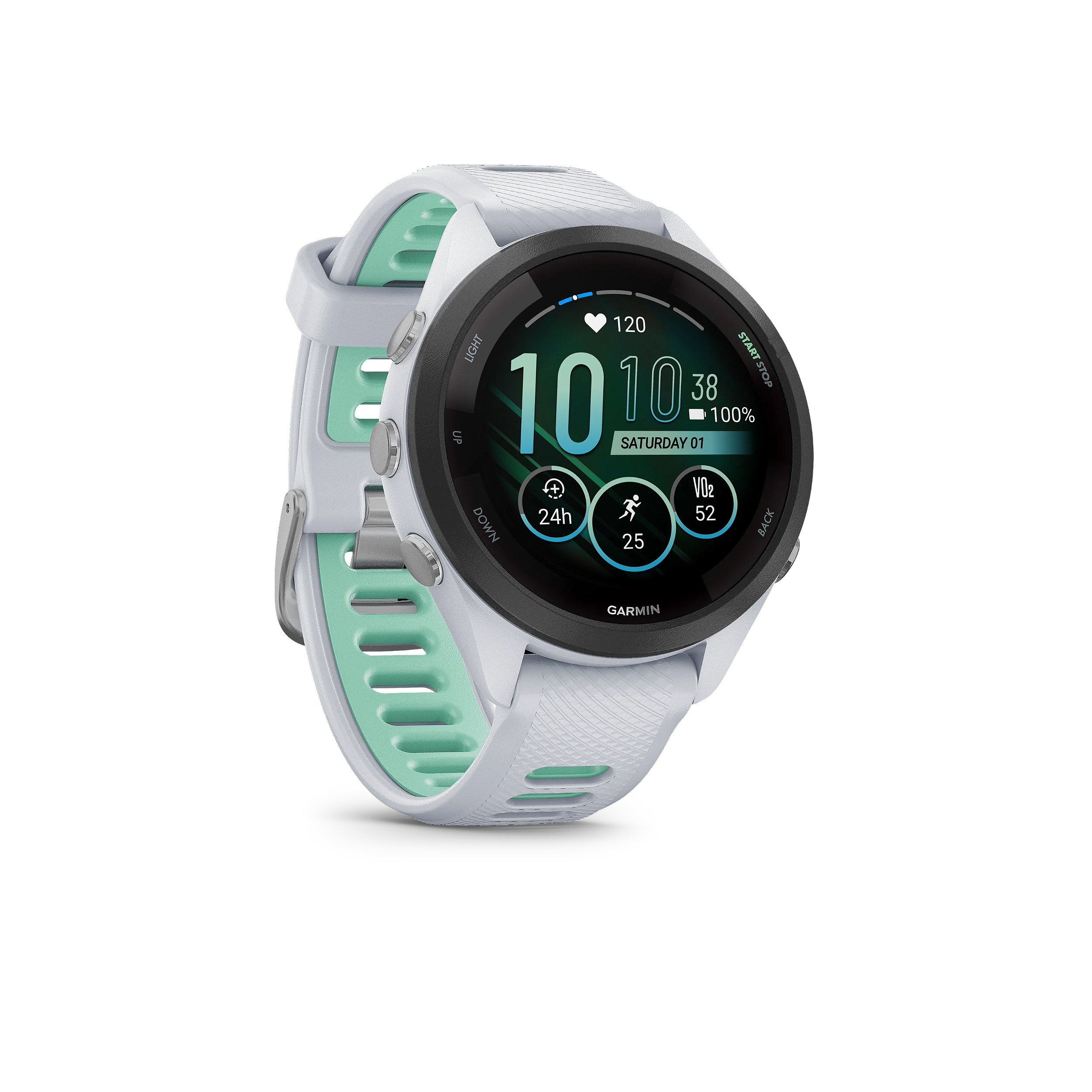 Relógio Monitor Cardíaco Garmin Forerunner 265s Amoled Branco 42mm