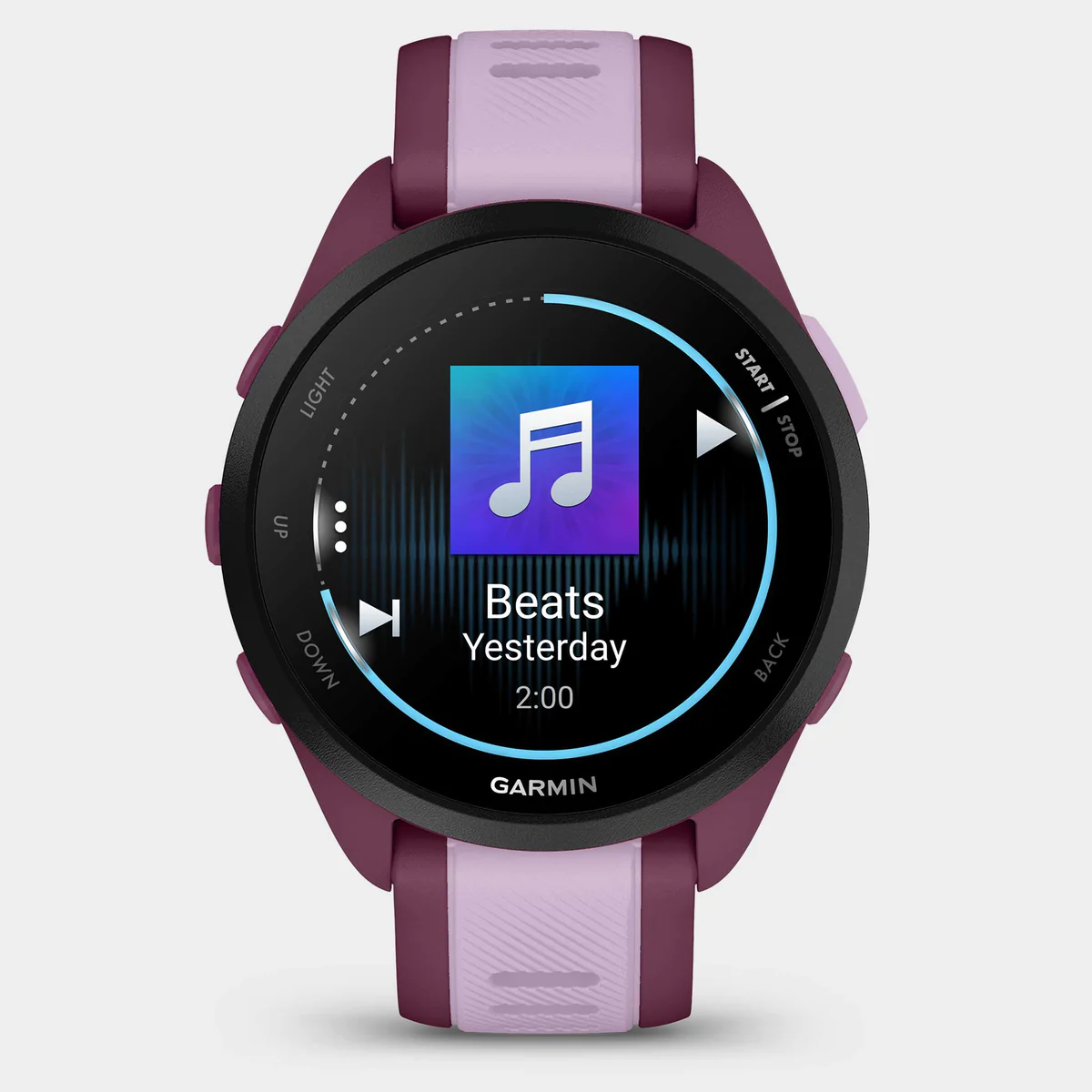 Relógio Garmin Forerunner 165 AMOLED Music Lilás - Direct Esportes