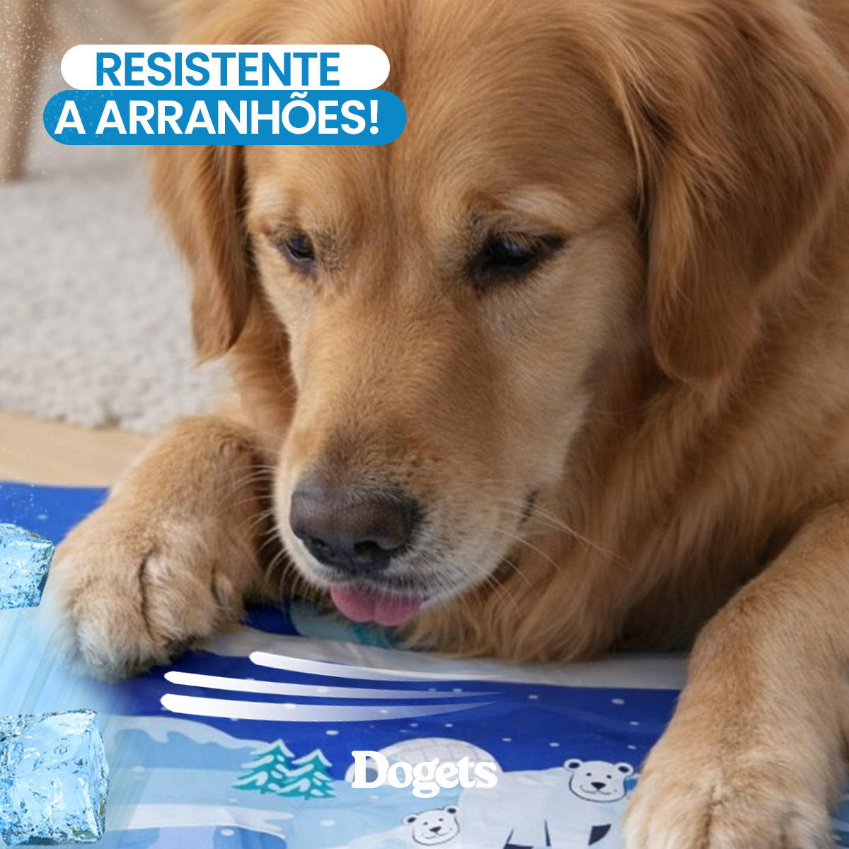 Tapete Gelado Pet Refrescante 110x70 Cachorro Gato FreskoGets