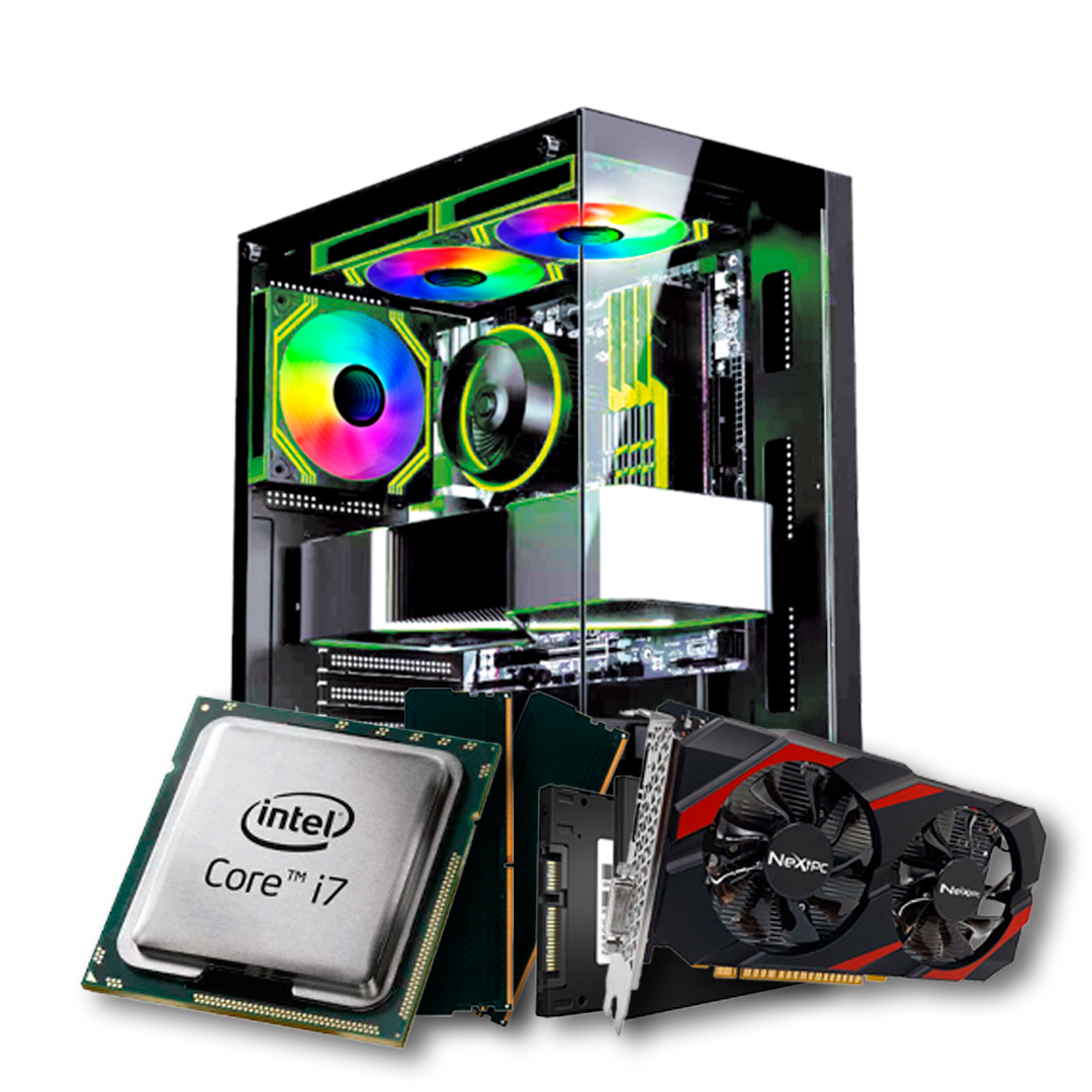 Computador NextPC Gamer Core i7, GTX 1650, 16GB, SSD 480 Computador NextPC Gamer Core i7, GTX 1650, 16GB, SSD 480