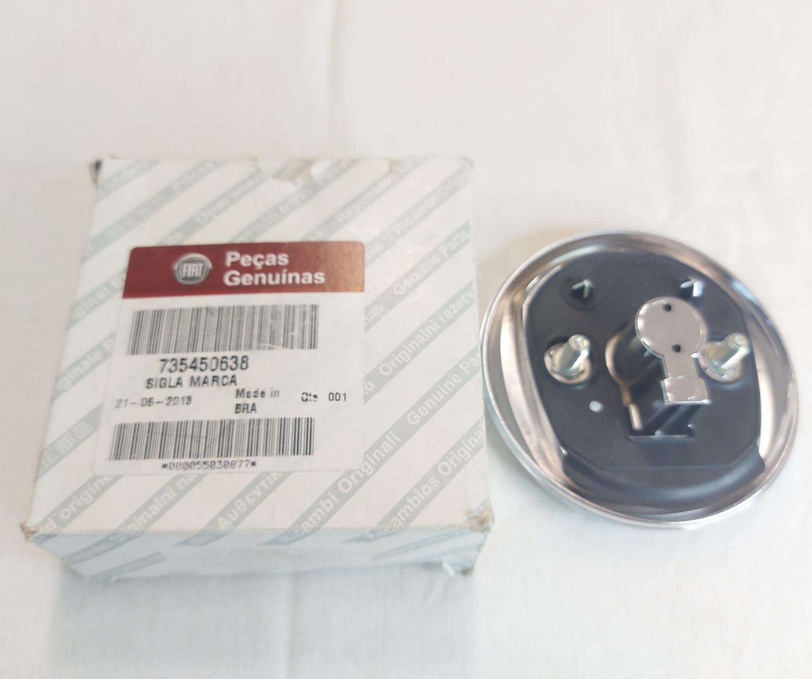 Emblème Logo FIAT Pour Punto Evo 2009-2011 - Référence Originale 735450638 - Neuf En Emballage