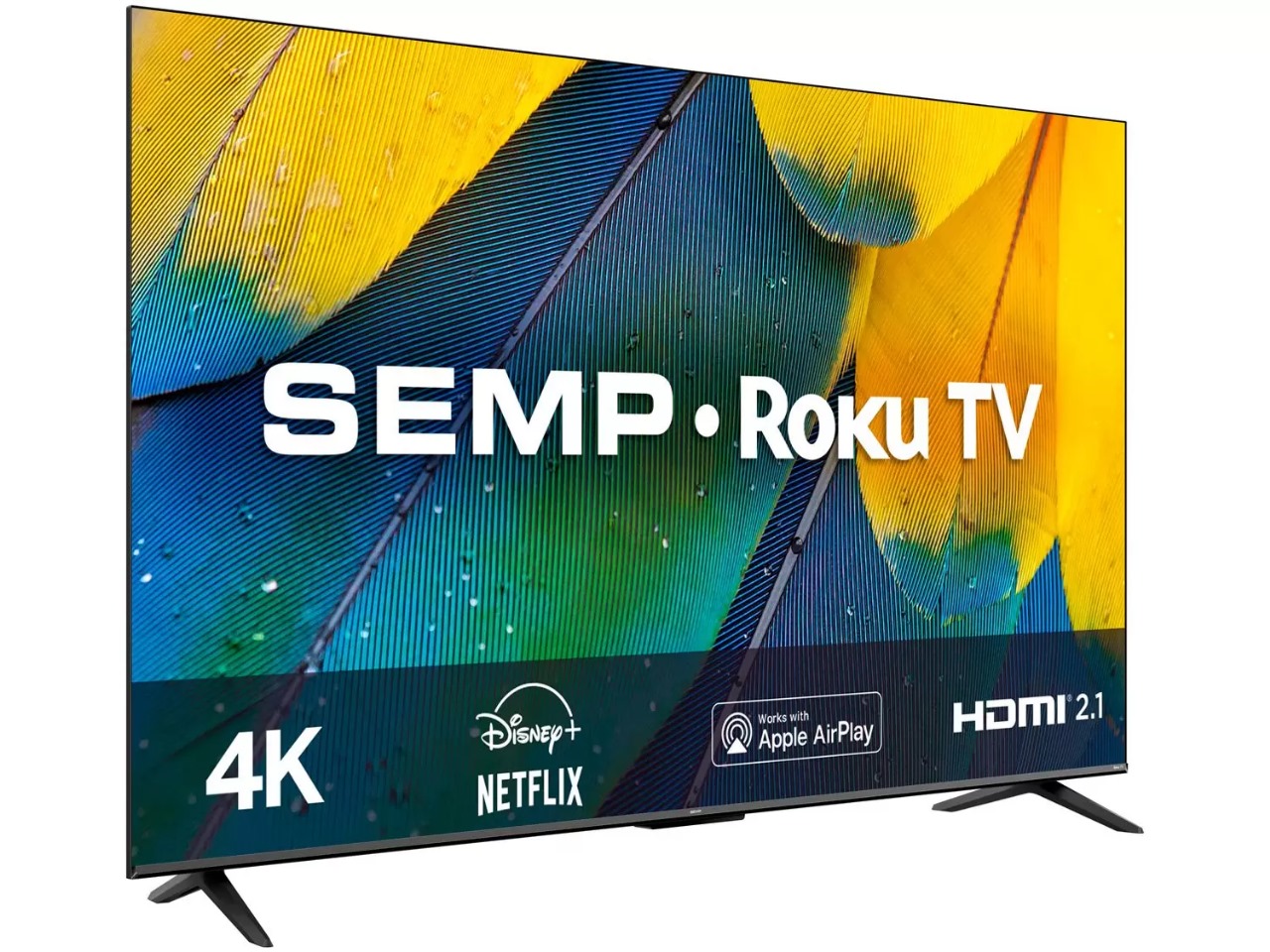 Smart TV 50” 4K UHD LED Semp RK8600 Wi-Fi - 3 HDMI 1 USB - I like ...