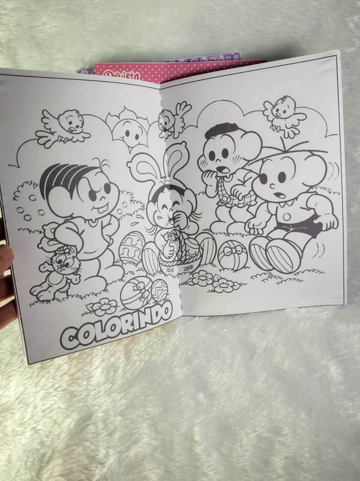 Caderno de Desenho - Turma da Monica