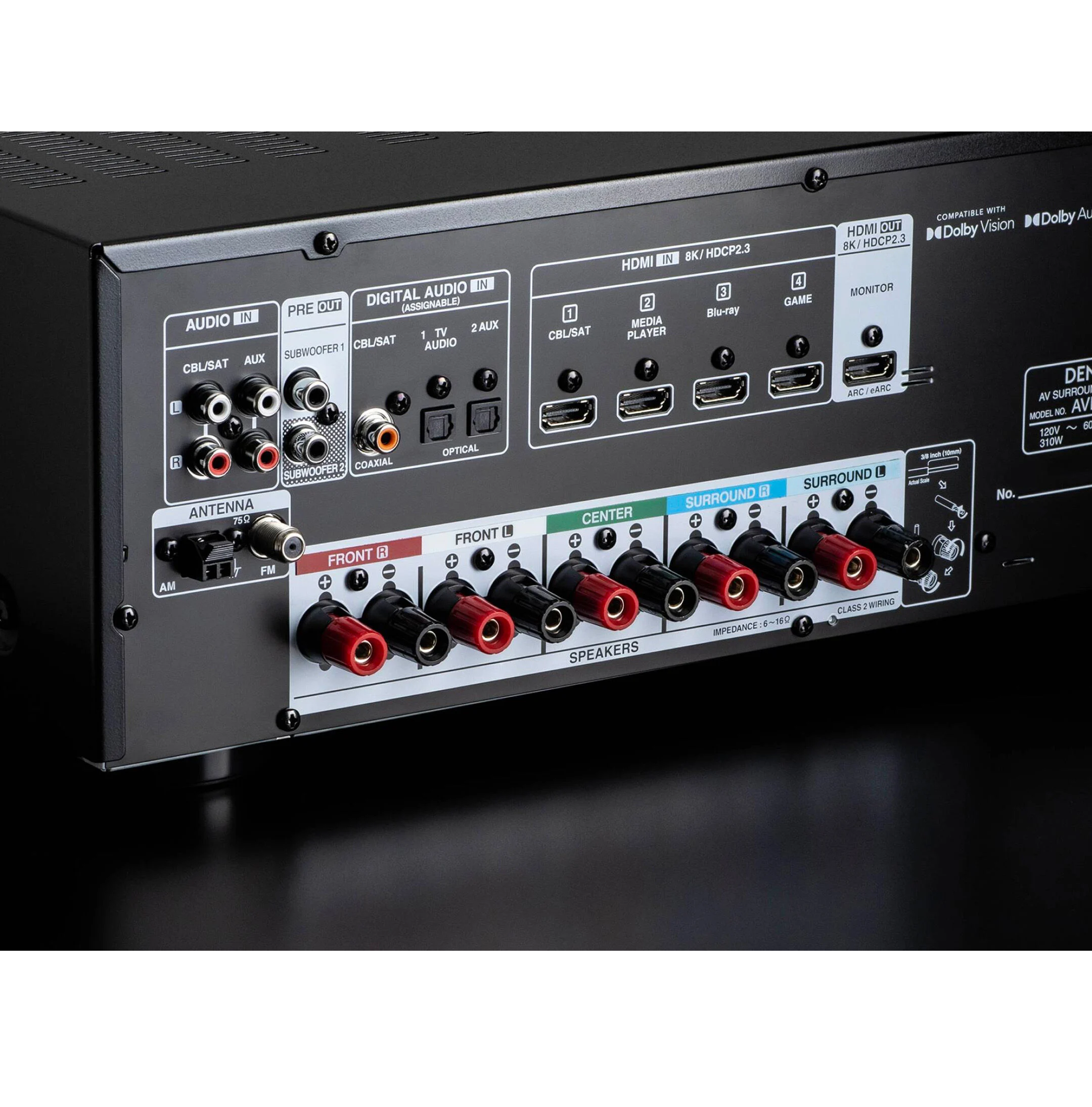 Denon AVR-S570BT | Receiver 5.2 Canais | So Fast - So Fast - Áudio