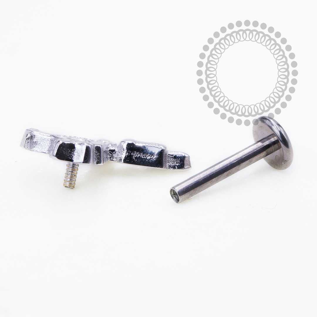 Piercing Topo Labret Ouro 18k-Orelha Helix Tragus -Angel Piercings ...
