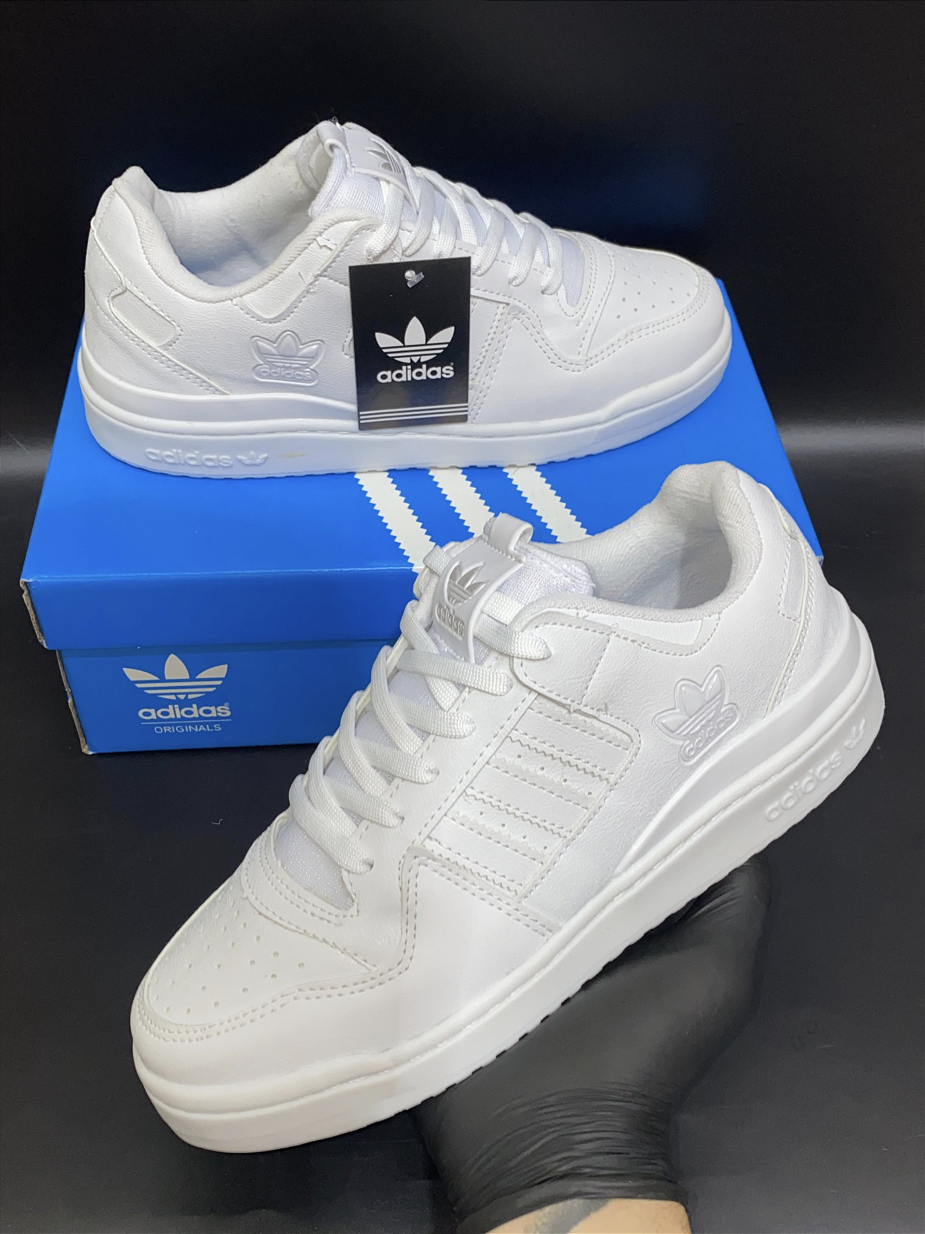 Tenis Adidas Forum 84 Low White Duster shoes