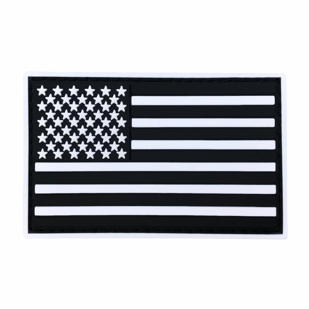 Patch Bandeira USA Estilizada Aliança Militar - Preta - Artigos Militares,  Pesca e Camping