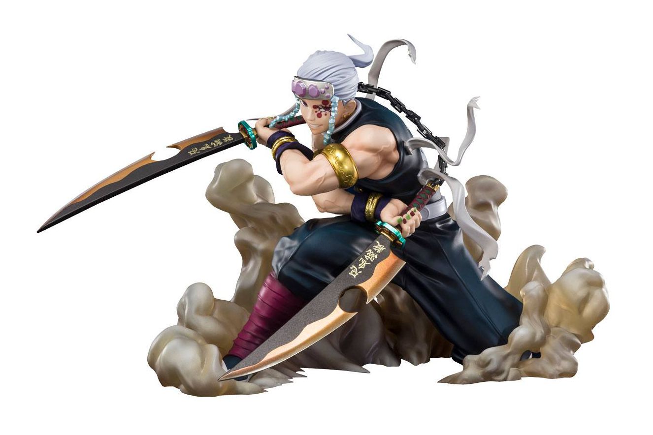 Original buzzmod Demon Slayer Uzui Tengen action pvc Model toy figure