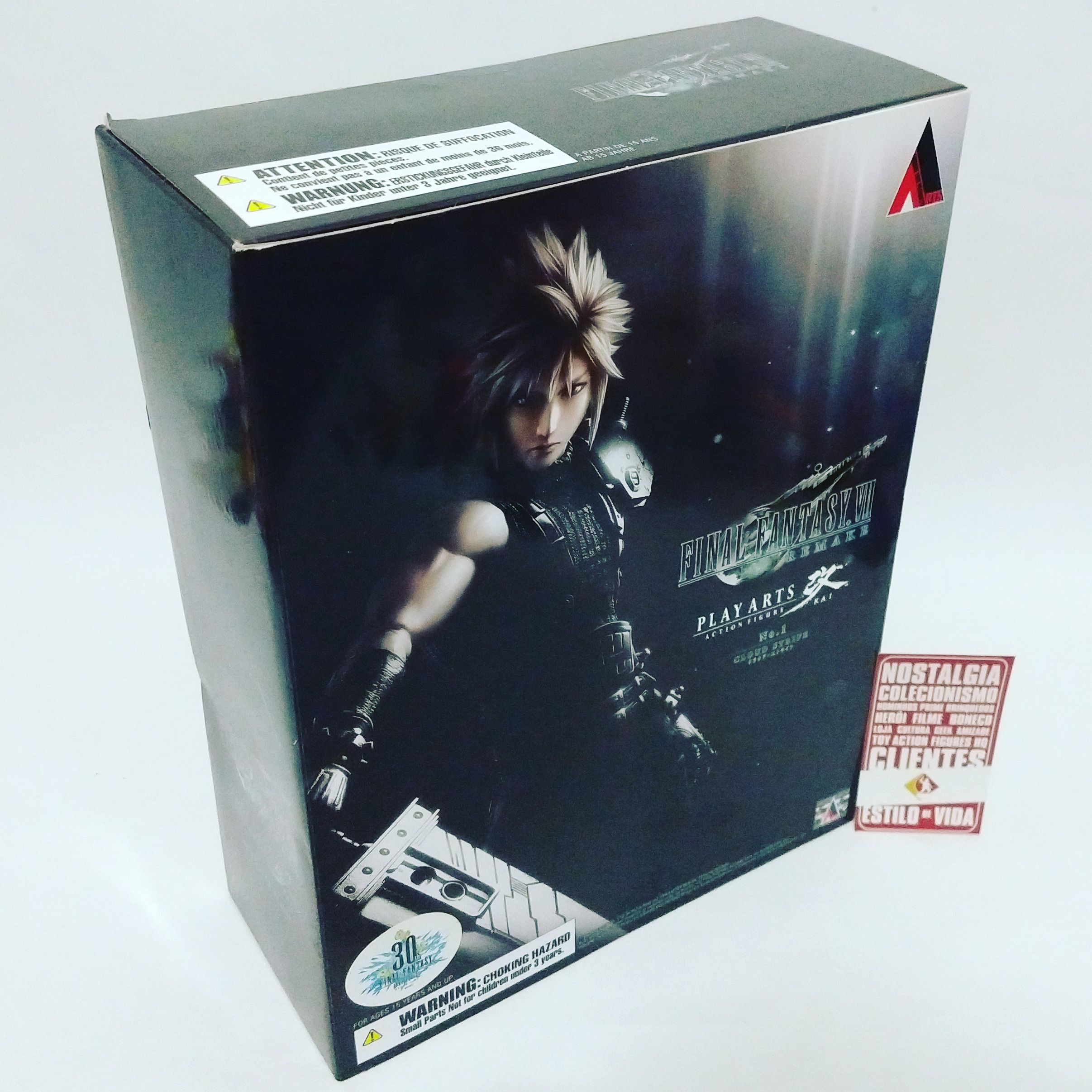 Play Arts Kai Final Fantasy VII Play Arts Vol.1 No,1 Figure W/BOX