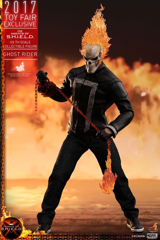 Ghost Rider Shield Toy Ghost Rider Agents of SHIELD Television Masterpiece Hot Toys Toy Fair ...