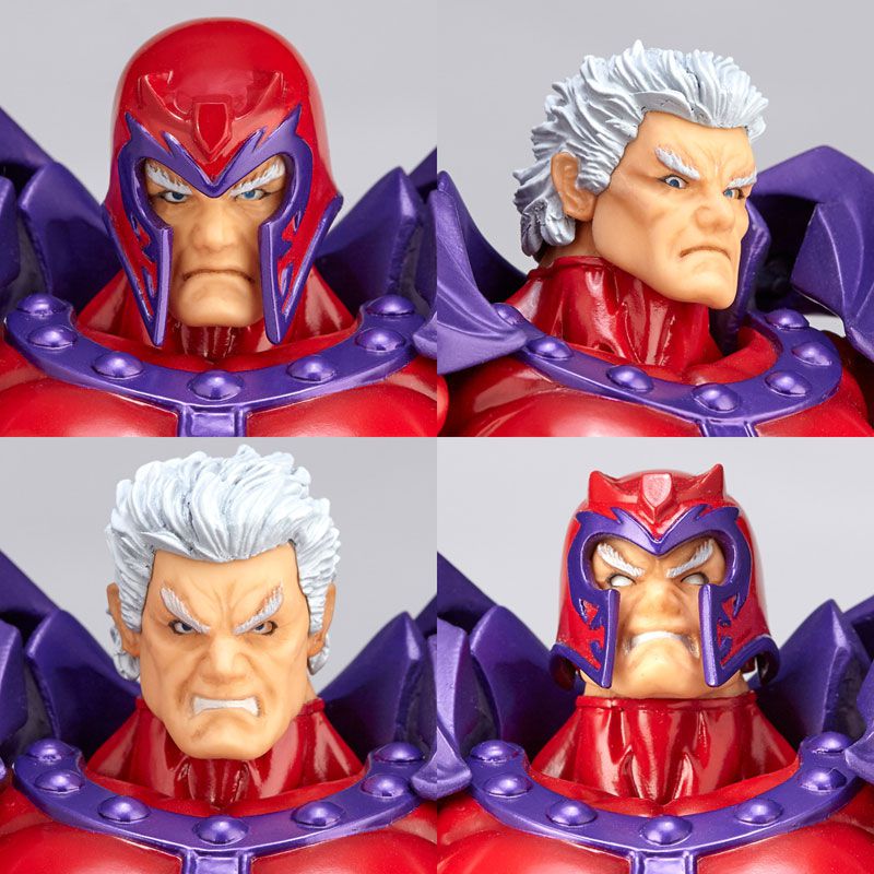 Figurine Revoltech Magneto X-Men Par Kaiyodo - Modèle Amazing Yamaguchi No.006, Articulé 1/12, Japon - Neuf