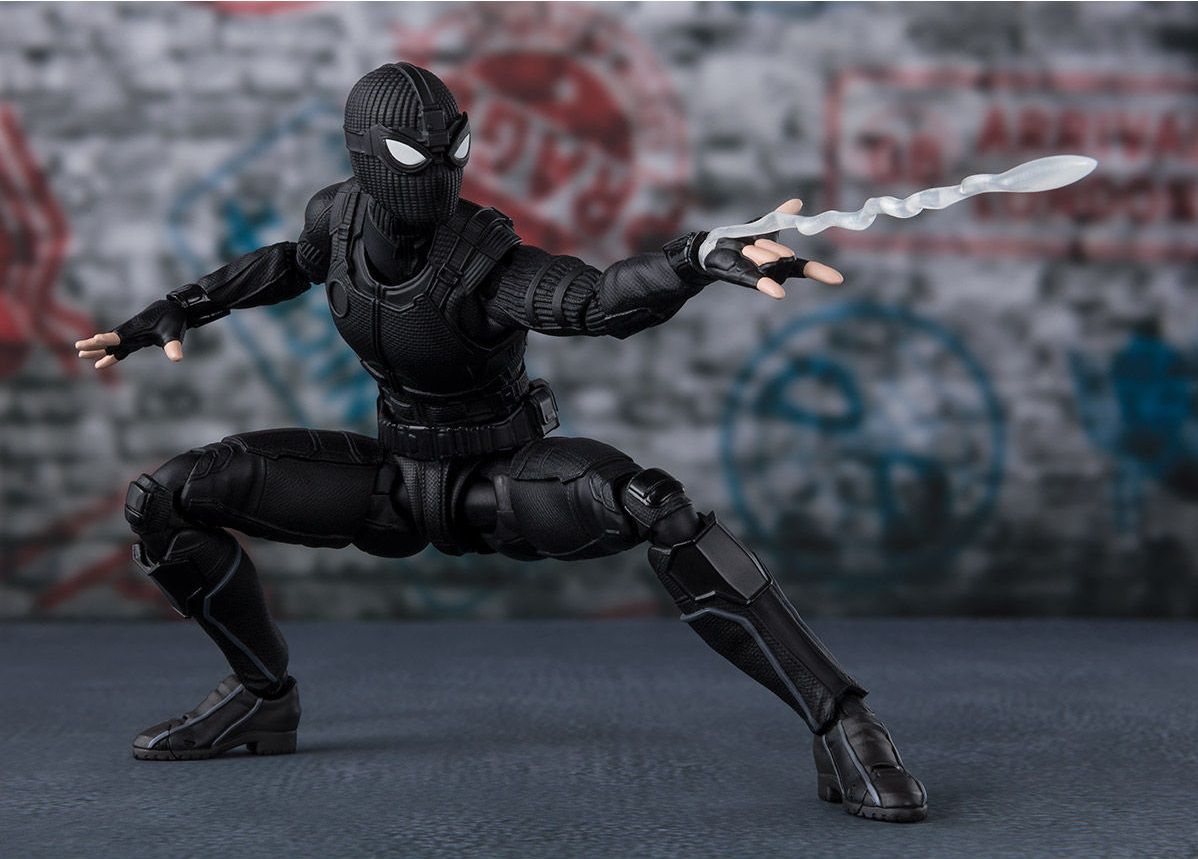 Homem Aranha Stealth Suit Homem Aranha Longe de Casa S.H. Figuarts Bandai Original