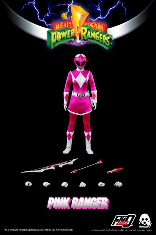 Ranger Rosa Power Rangers Mighty Morphin Threezero original - Prime