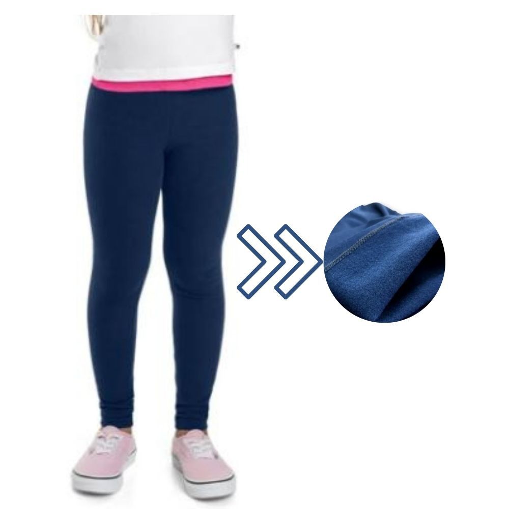 Calça legging Infantil Flanelada suplex Peluciado-FC-F0631 - Loja