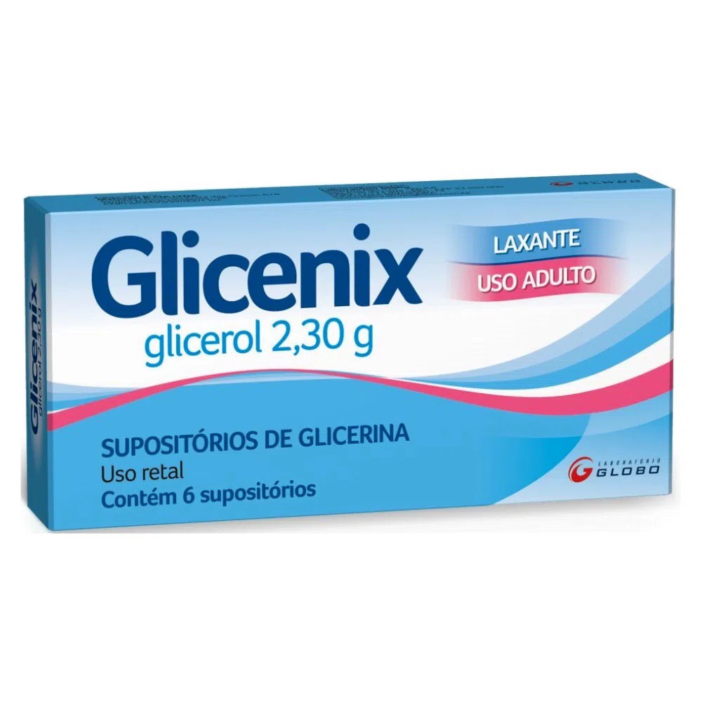 Glicenix Supositório De Glicerina Uso Adulto 6un Farmaviver 9800