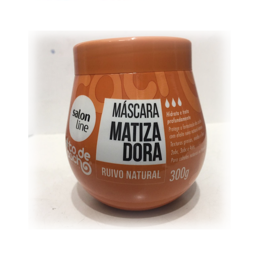 MASCARA MATIZADORA SALON LINE TO DE CACHO RUIVO 300G - FarmaViver ...