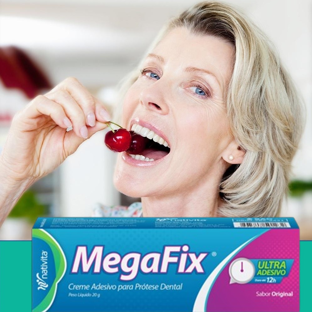 Megafix Films Megafix Fixador De Dentadura Fixaçao Duradoura 12 Horas 20g 7897848501 ...