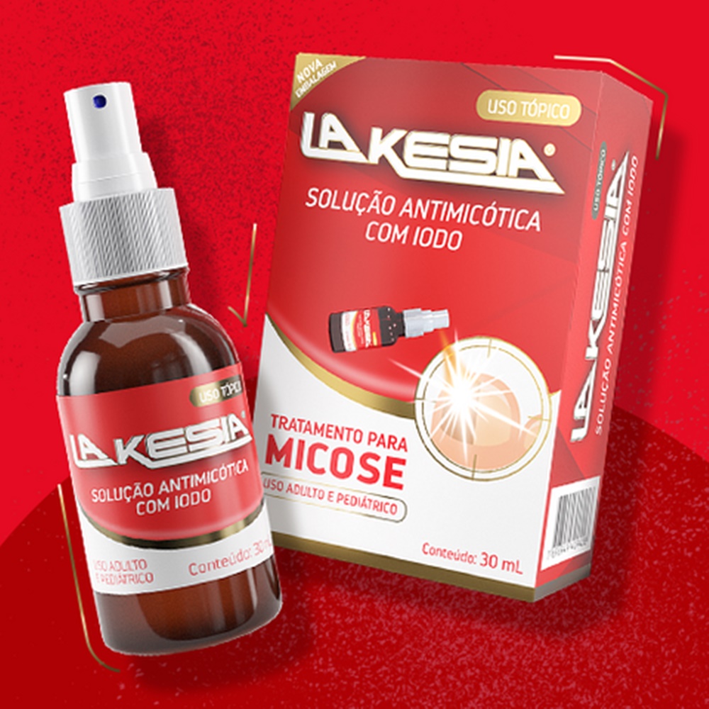 LAKESIA SOLUCAO ANTIMICOTICA 30ML - FarmaViver - Farmácia Online 24 horas