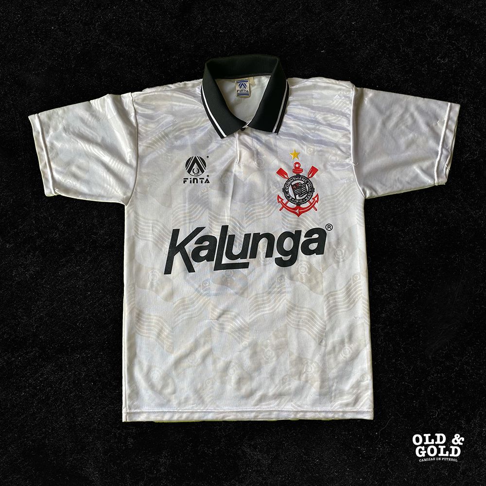Camisa Corinthians 1992 - M - Old & Gold