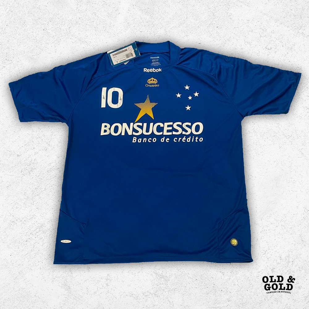 Camisa Cruzeiro 2009 #10 (na etiqueta) - G - Old & Gold