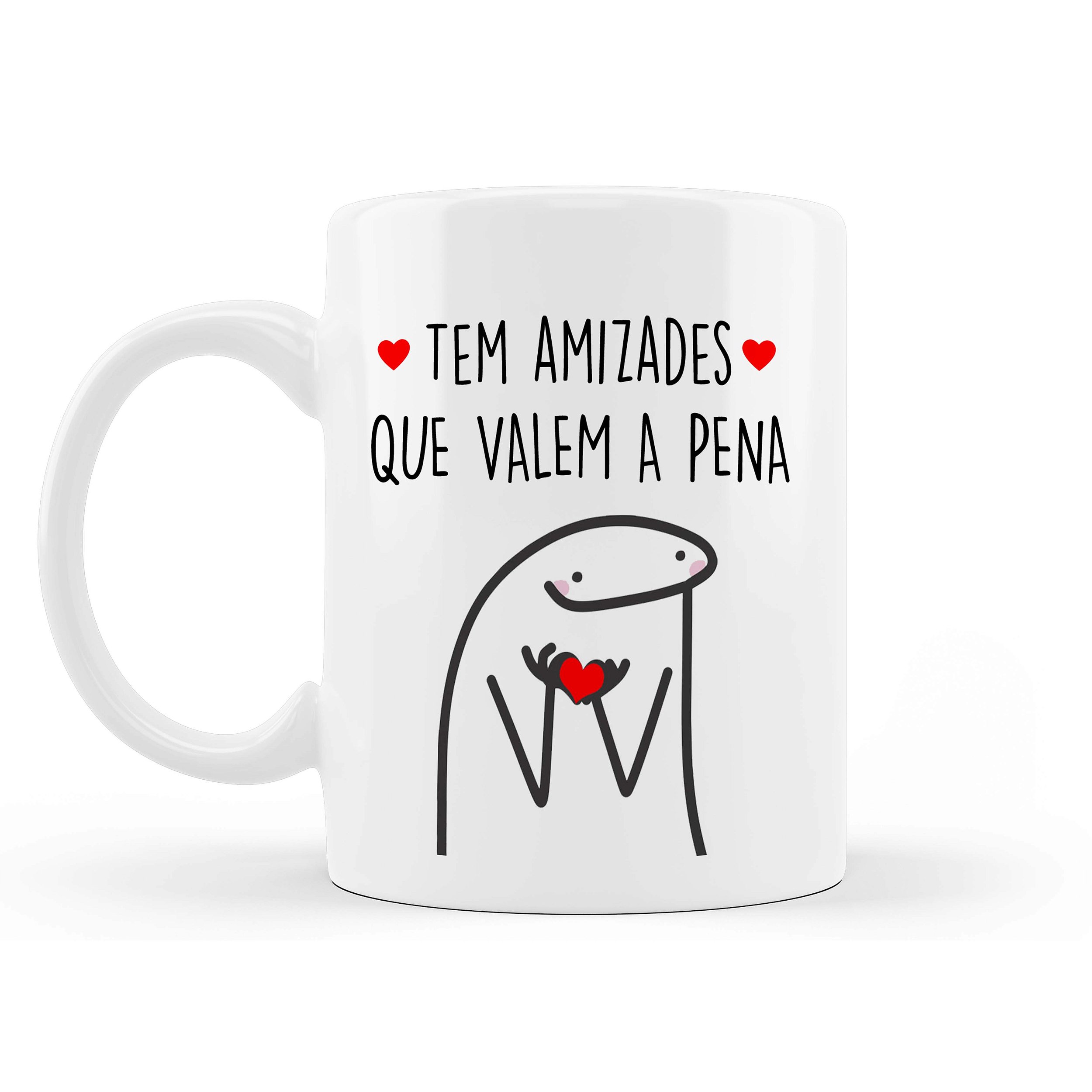 Caneca Personalizada Meme Flork - O Pouco Que Sei do Amor