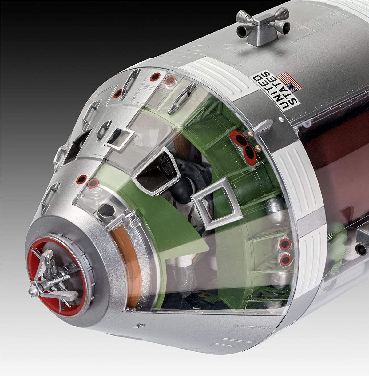 Apollo 11 - Módulo Colúmbia com interior visível - 1/32 - BLIMPS