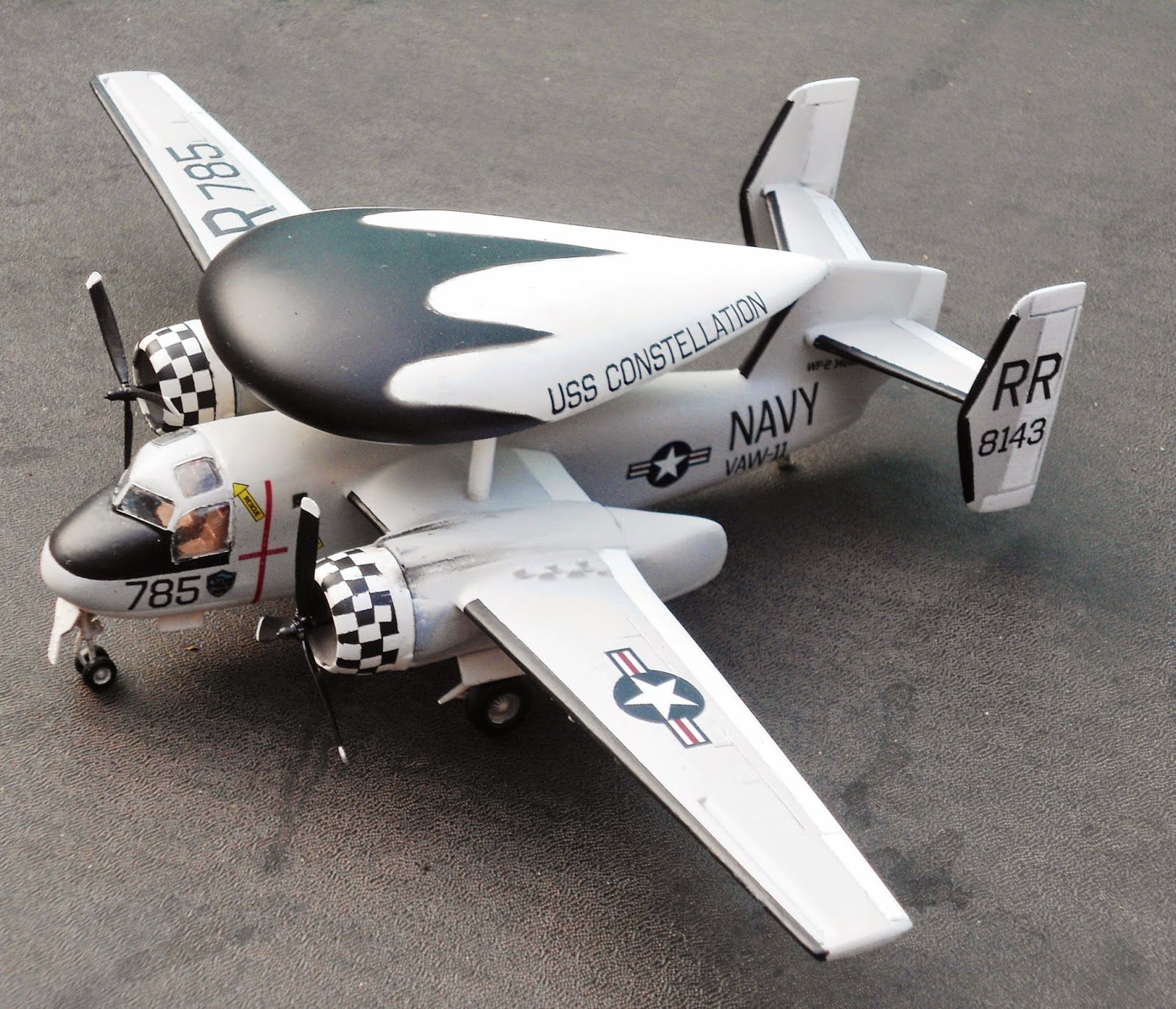 Grumman E-1 Tracer - USS Constellation - 1/72 - GIIC - BLIMPS