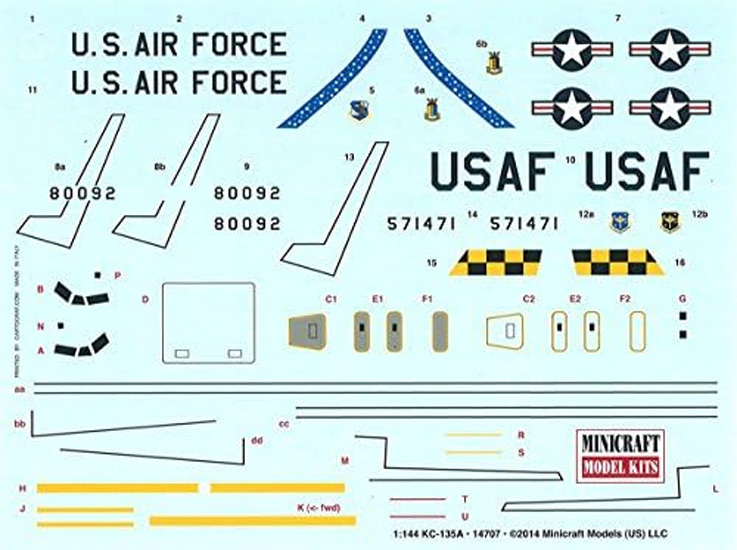 USAF Boeing KC-135A Stratotanker - 1/144 - Minicraft 14707 - BLIMPS