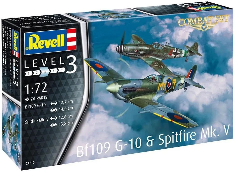 Bf109G-10 & Spitfire Mk.V - Combat Set Revell 03710