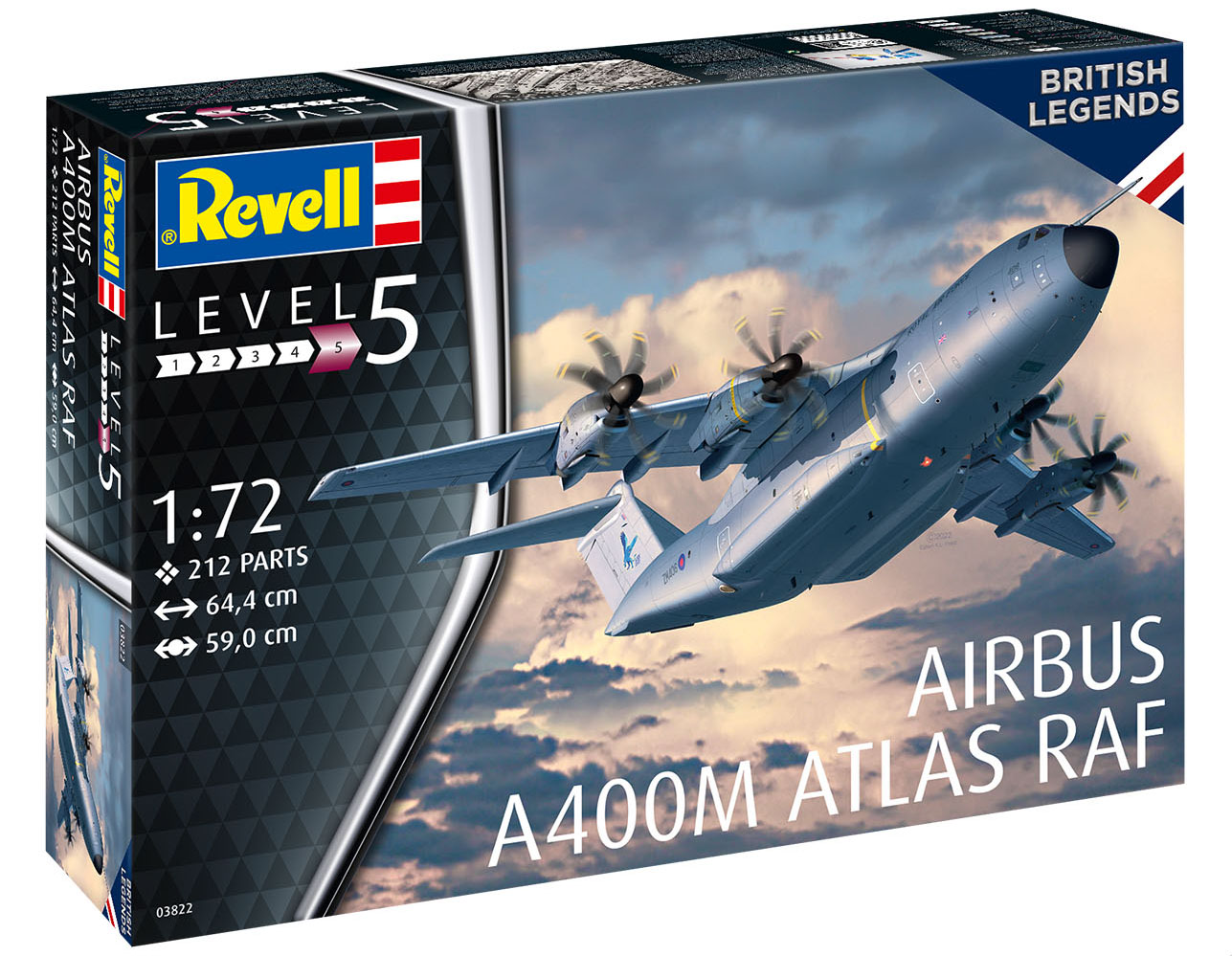 Revell Airbus A400M Atlas RAF 1:72 makett repülő (03822