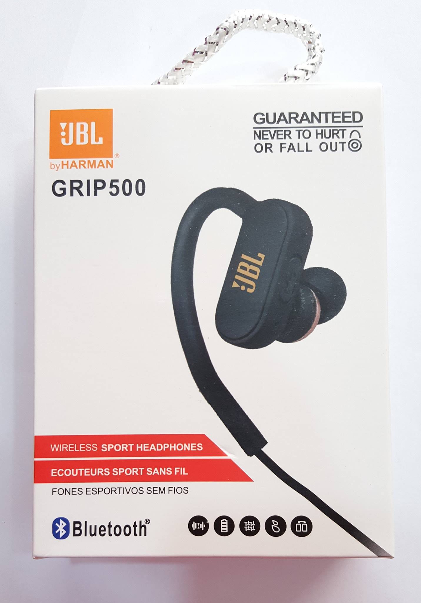 Fones de ouvido jbl grip 500, sem fio, bluetooth, esportivo, chamadas, com  microfone, música - Info Shop Central