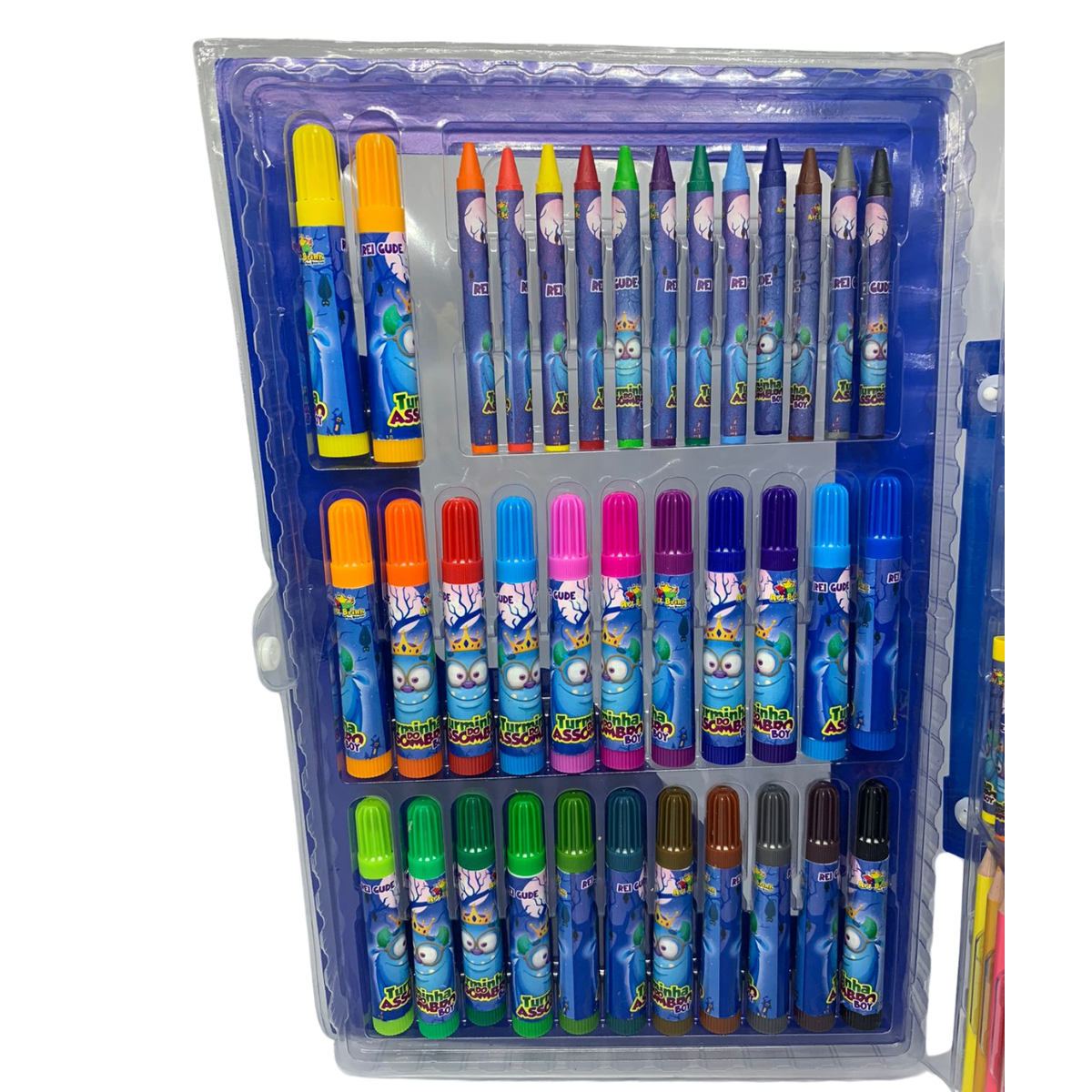 Kit Escolar Maleta 98 peças Menino Zein - Prime Utilidades