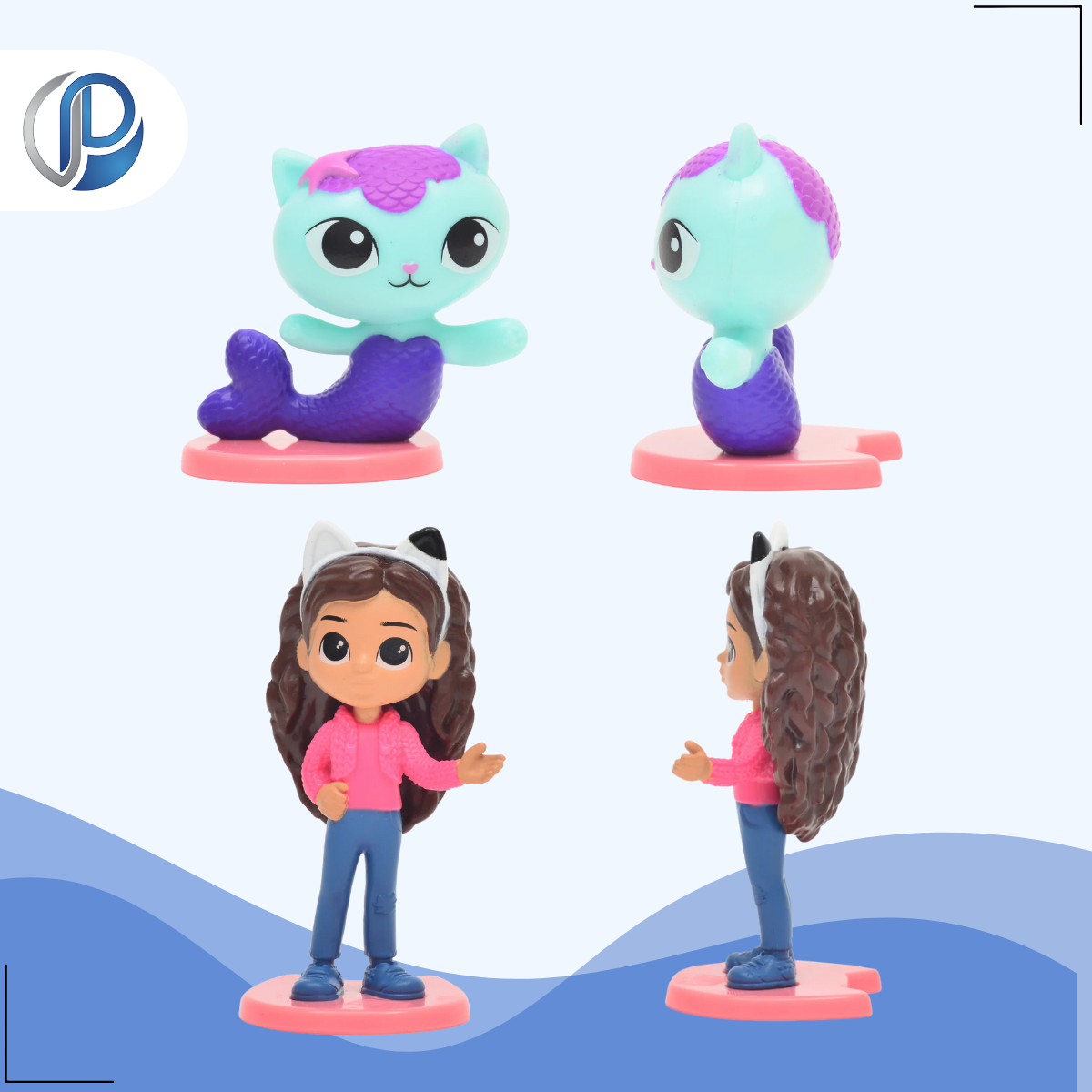 Pack com 4 Mini Figuras Gabby Dollhouse 3969 Sunny - Prime Utilidades