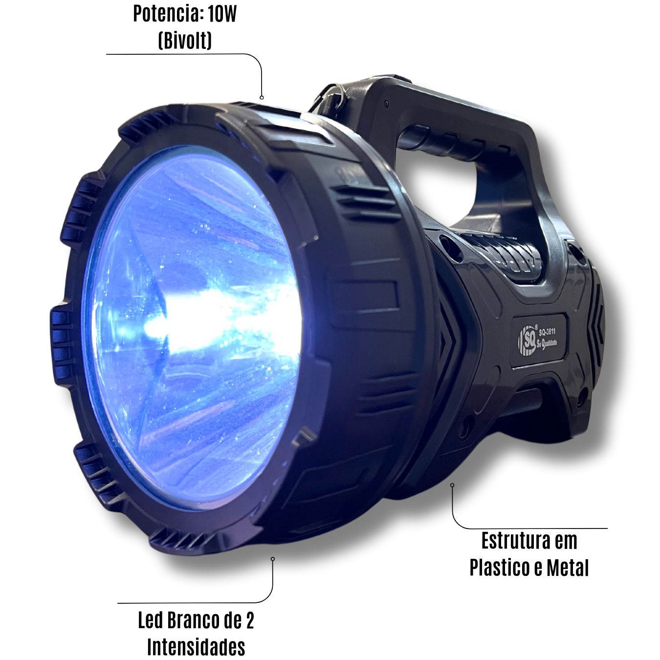 「LEAD SLED」　Night Blue 34×32 Gabinete Gamer Fortrek Cruiser Mid Tower RGB Preto - Fortrek