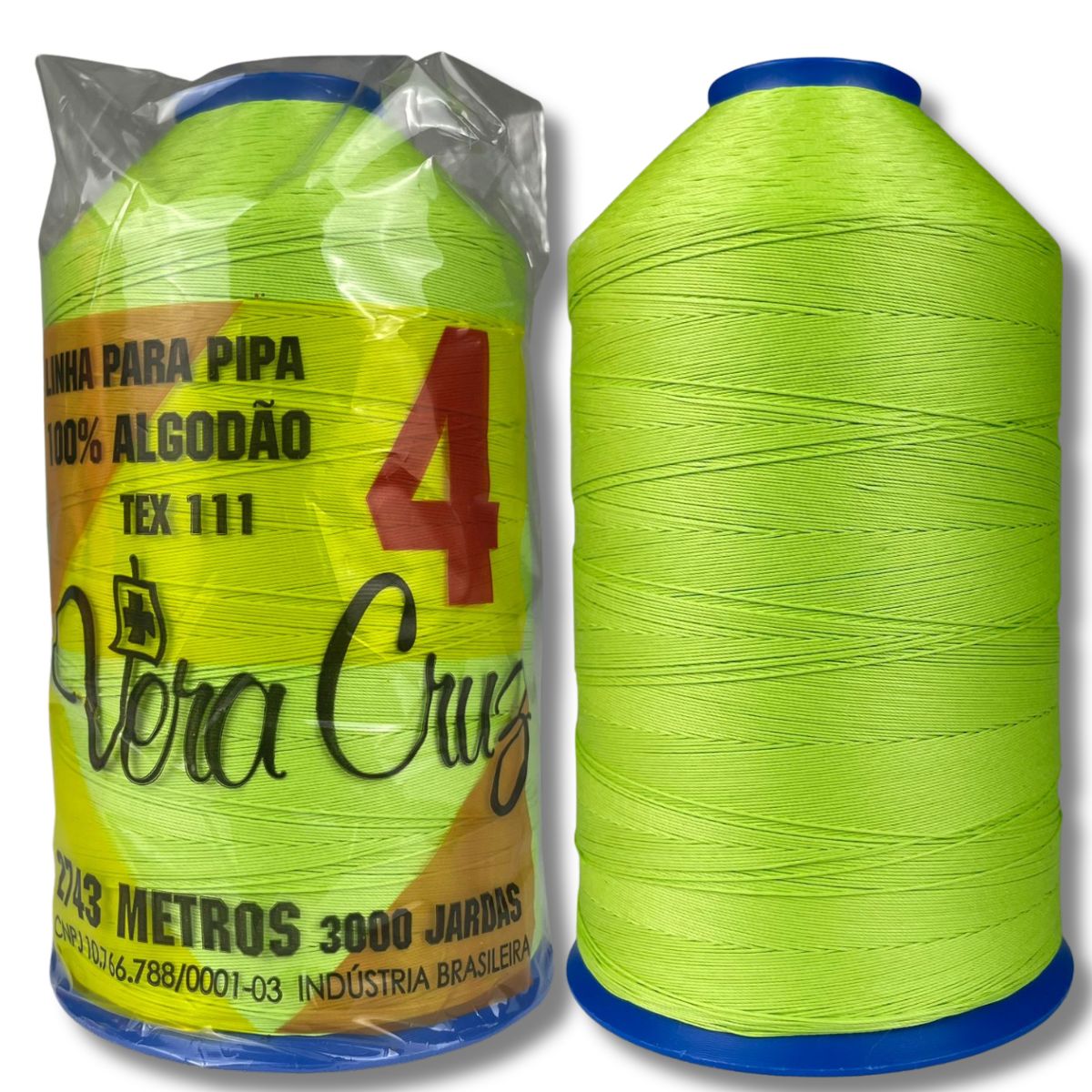 Linha Vera Cruz Fio 04 3000 Jardas - Alemão Pipas