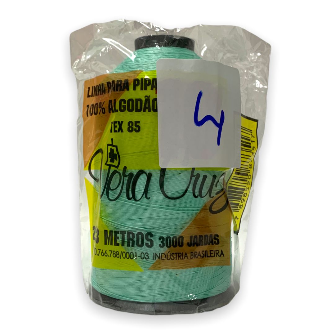 Linha Vera Cruz Fio 04 3000 Jardas Alemão Pipas Linha Vera Cruz Fio 04 3000 Jardas Alemão Pipas