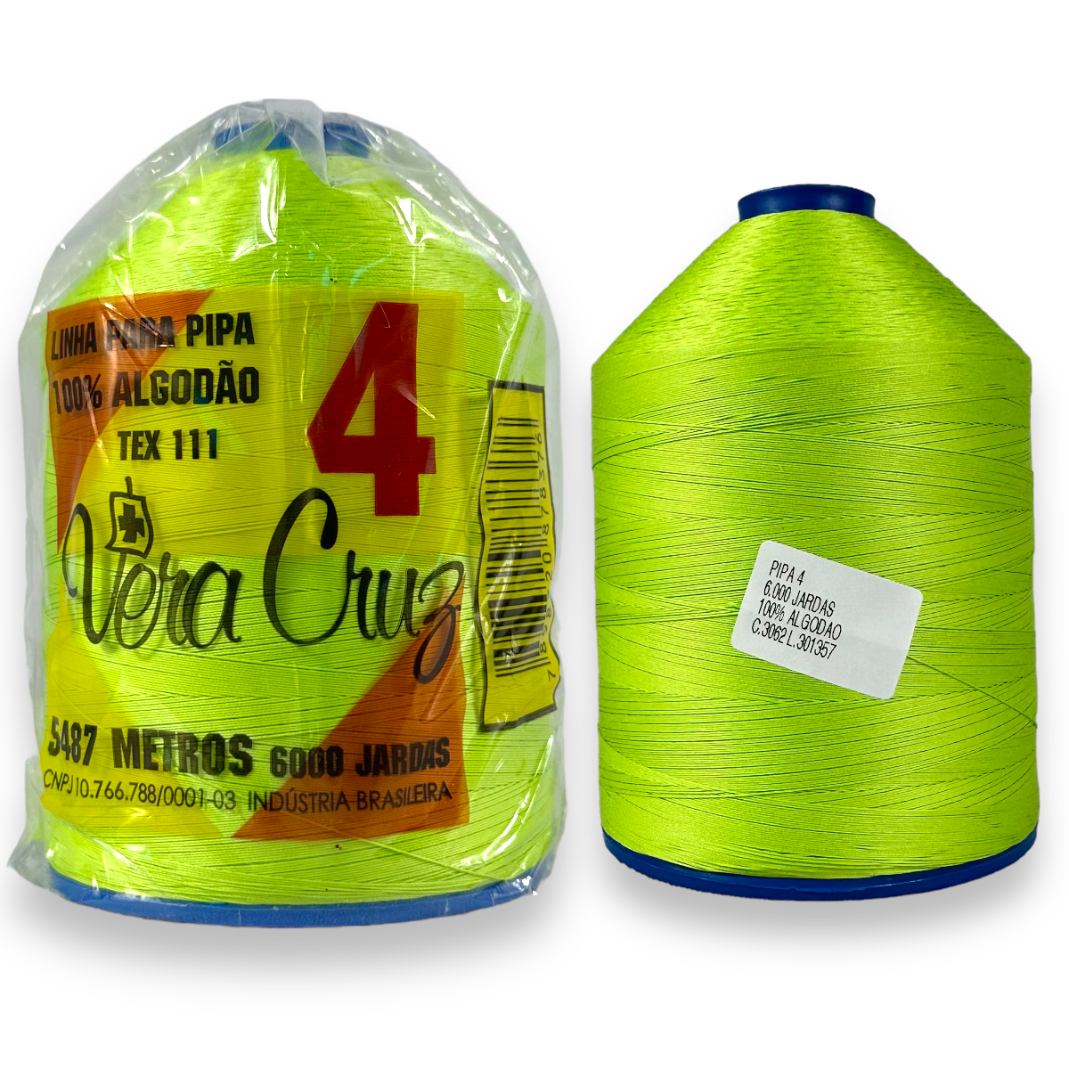 Linha Vera Cruz Fio 04 6000 Jardas - Alemão Pipas