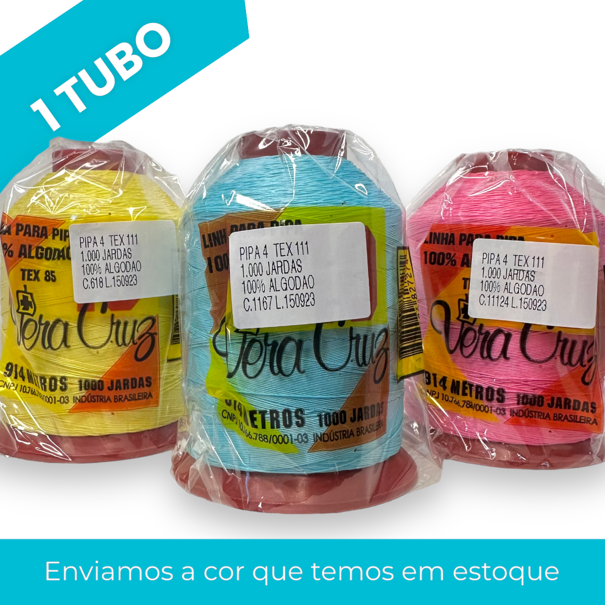 Kit Linha Vera Cruz Fio 04 1000 Jardas Porta Linha M Oval Preto