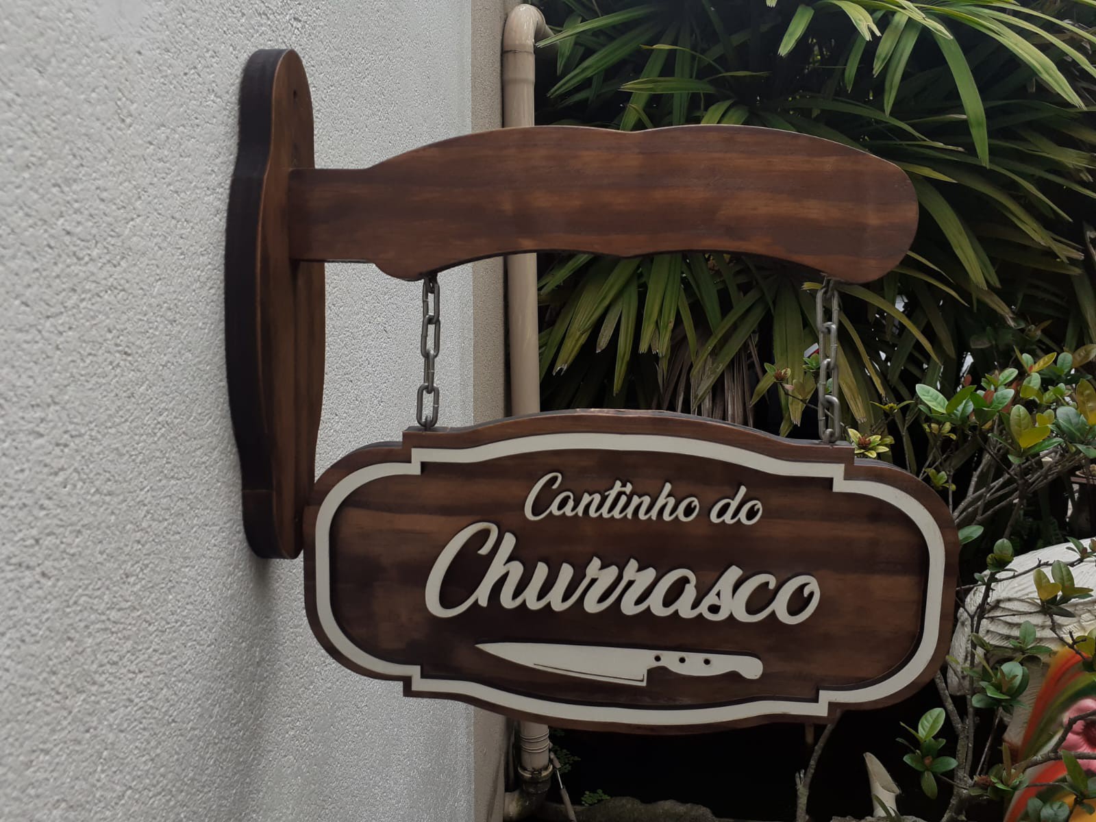 Placa Decorativa Gourmet"Cantinho do Churrasco" - HF ART LASER