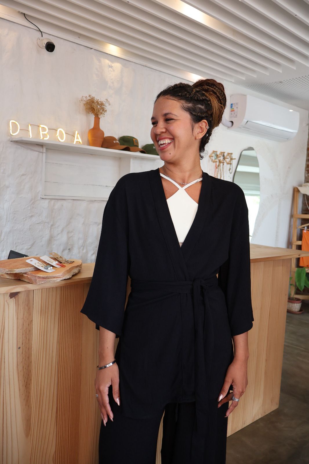 ✨ Kimono Unissex em Viscose – Preto ✨ - USE DIBOA | camisaria