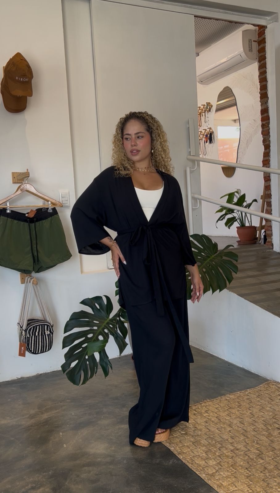 ✨ Kimono Unissex em Viscose – Preto ✨ - USE DIBOA | camisaria