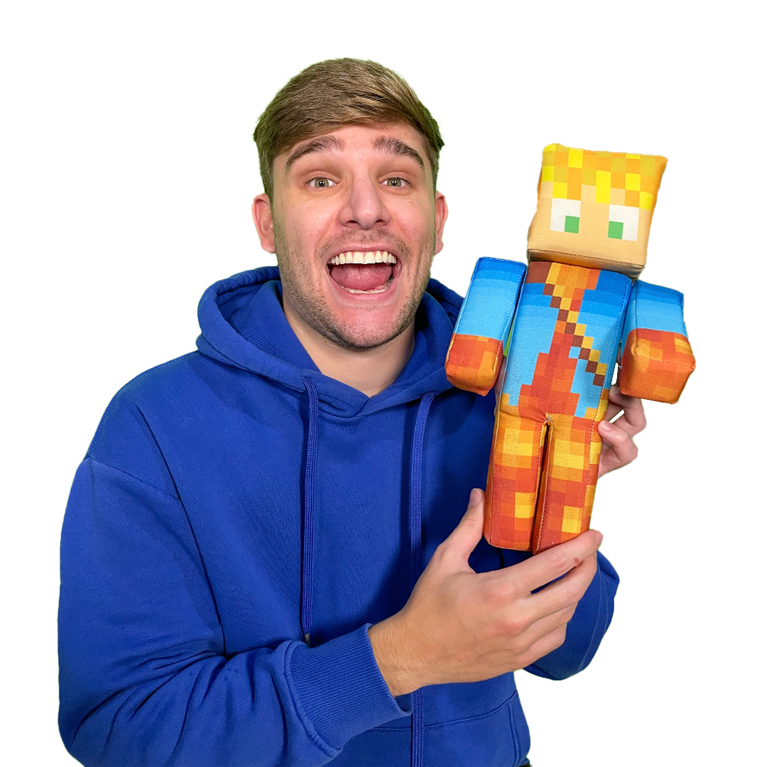 Boneco Lopers r Minecraft - 25cm - Algazarra - Boneco