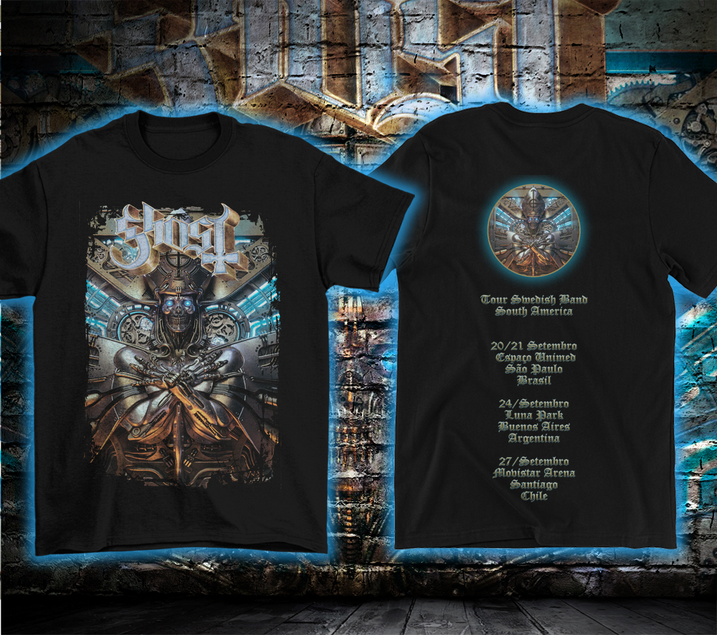 CAMISETA GHOST PHANTOMIME TOUR SOUTH AMERICA 2023 Anesthesia Wear