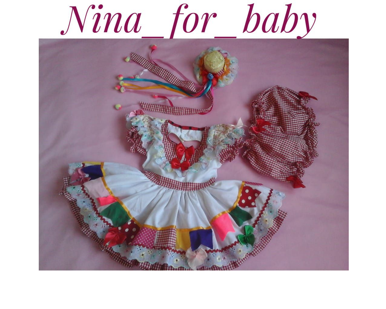 Vestido São joão - Nina for baby