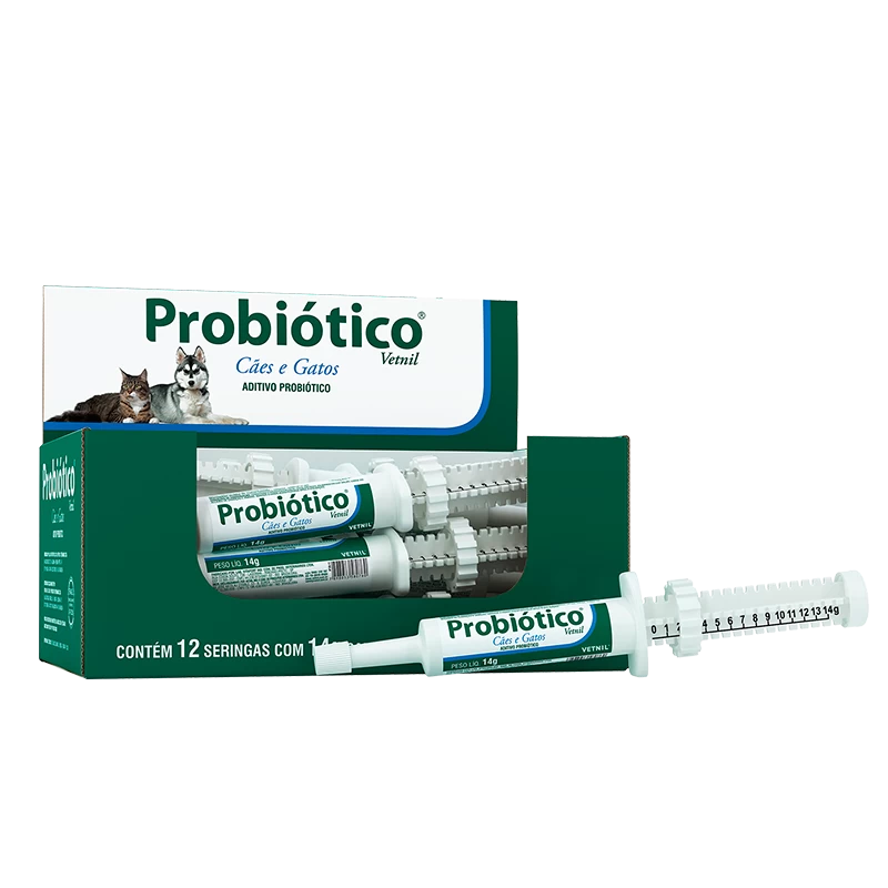 Probiótico Vetnil Cães e Gatos 14g - BichosPetshop