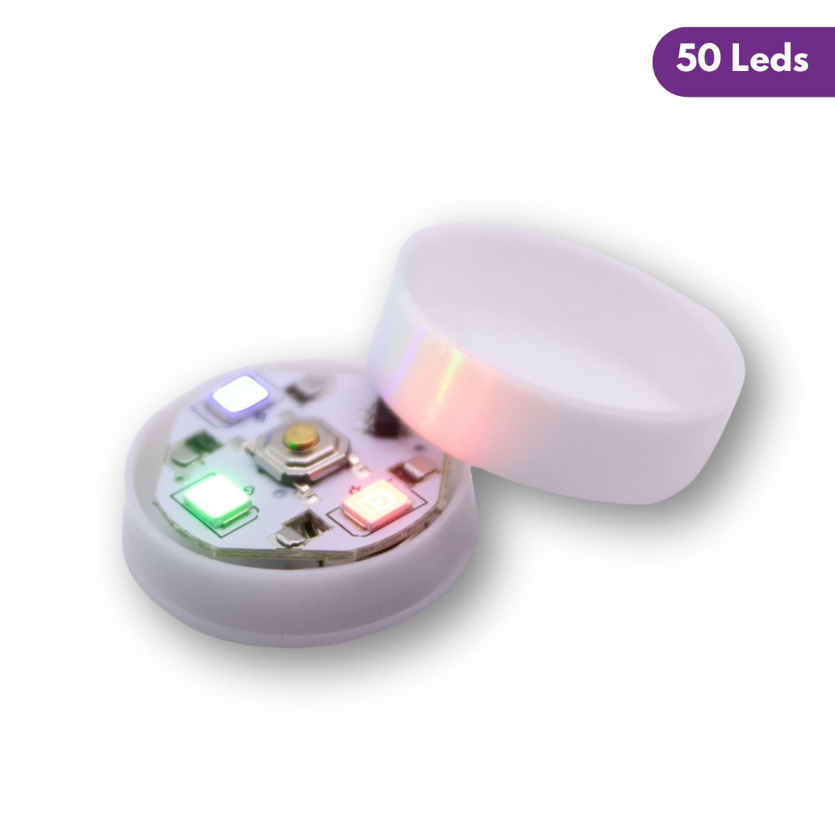 Kit Botão de Led 10/20/30/40 ou 50 Peças Para Festa Copo Pisca Pisca ...
