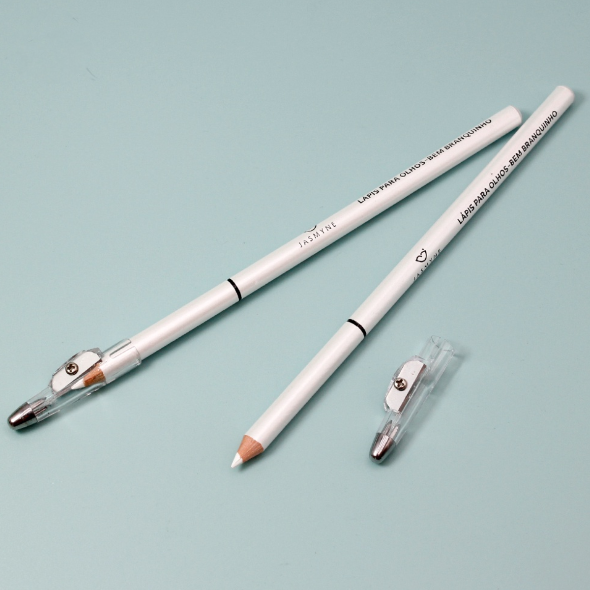 Lápis de Olho Branco Mia Make Com Apontador - Cosméticos Natalia