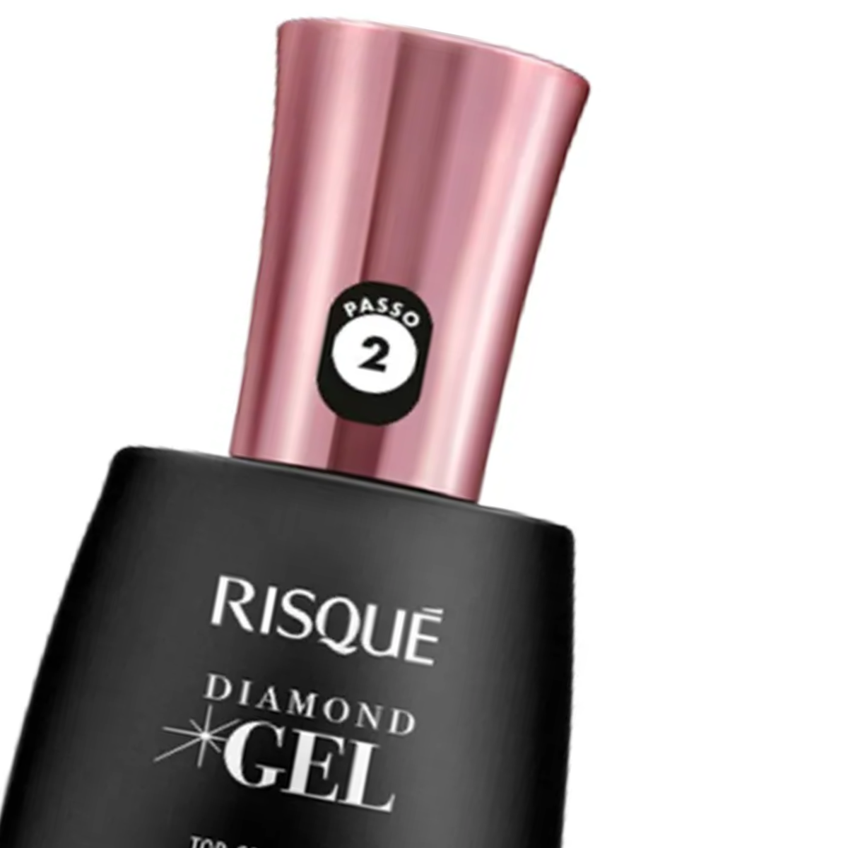 Risque Diamond Gel Top Coat Fixador 9,5ml - Cosméticos Natalia